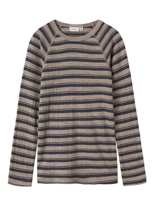 NAME IT Shirts  natblå / taupe / grøn