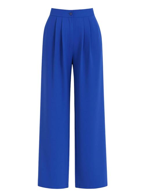 fashionshowcase Bukser med lægfolder 'ALYA'  blå