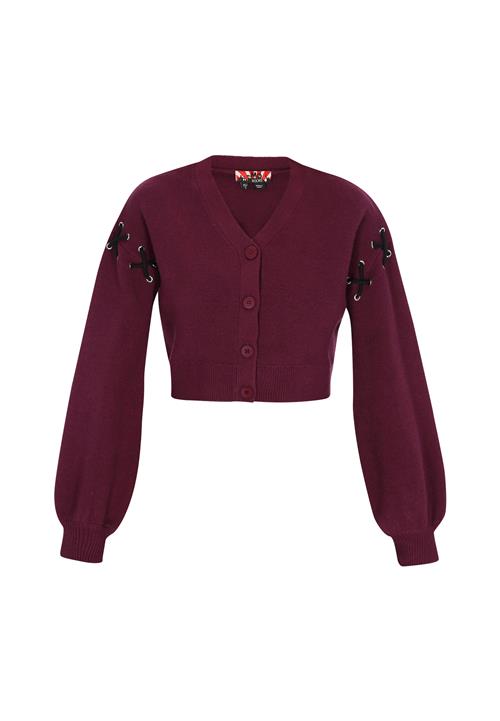 myMo ROCKS Cardigan  burgunder