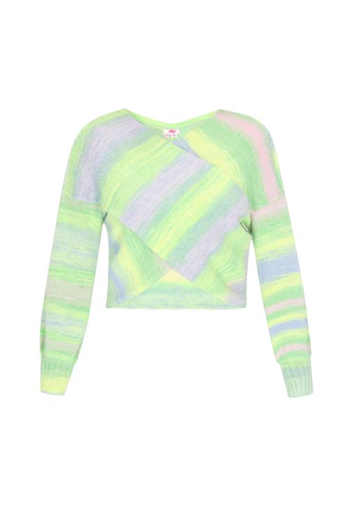 MYMO Pullover  blå / grøn / æble / lilla