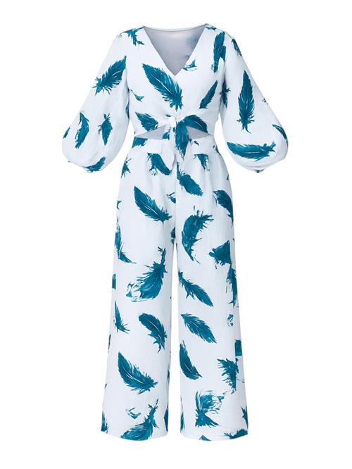 WENOR Hjemmedragt 'FLOWSET'  petroleum