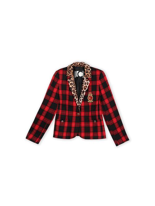 Lola Casademunt Blazer  gul / rød / mørkerød / sort