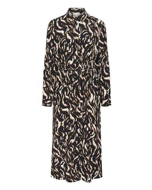 Kaffe Blusekjole 'Mille'  brun / sort / hvid