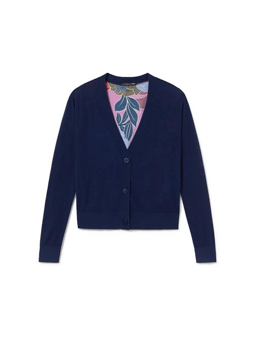 Lola Casademunt Cardigan  marin / lyseblå / orkidee / burgunder