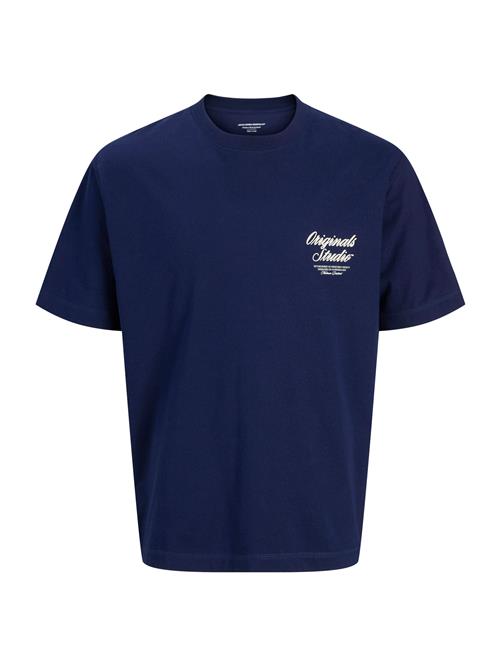 JACK & JONES Bluser & t-shirts 'JORNORREBRO'  marin / hvid