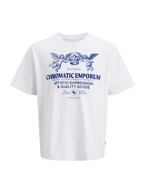 JACK & JONES Bluser & t-shirts 'JORLiverpool'  marin / hvid