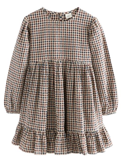 Next Kjole  beige / navy / mørkebrun