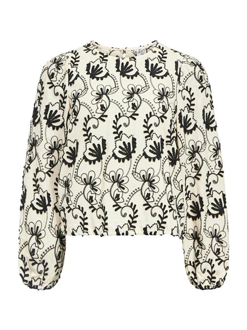 OBJECT Bluse 'OBJMya'  creme / sort