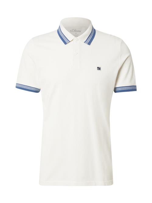 s.Oliver Bluser & t-shirts  blå / offwhite