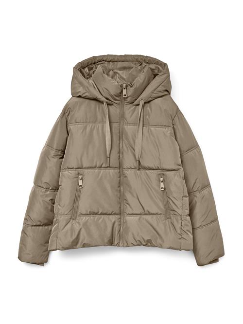 VERO MODA Vinterjakke  mørkebeige