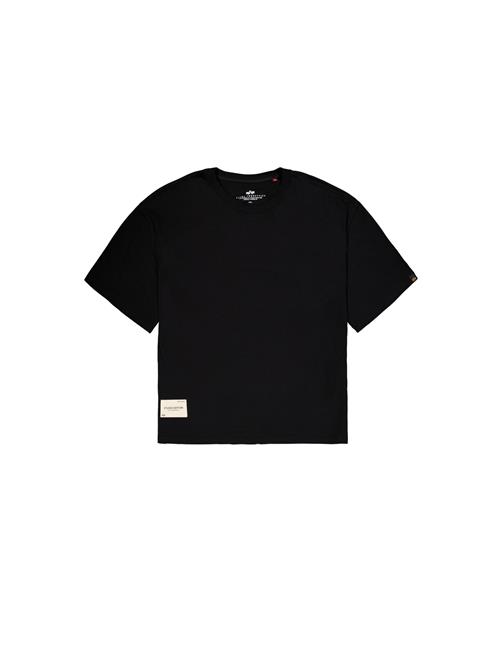 ALPHA INDUSTRIES Bluser & t-shirts 'Studio Edition'  sort / hvid
