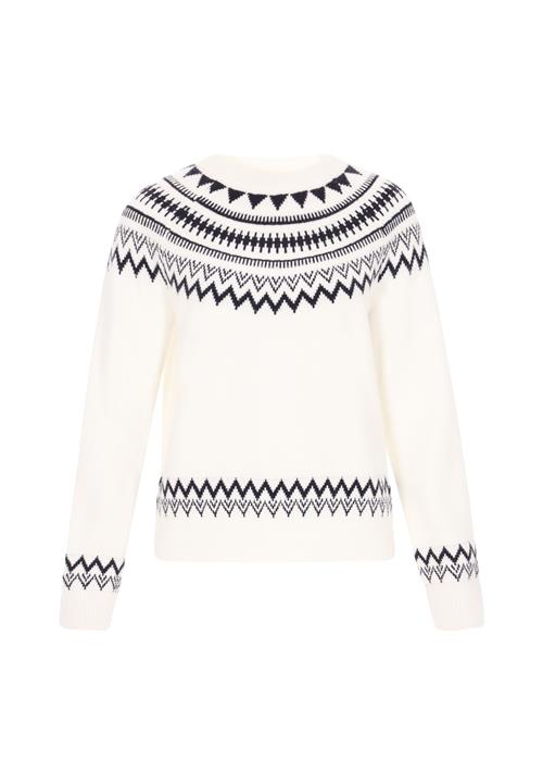 DreiMaster Maritim Pullover  sort / hvid