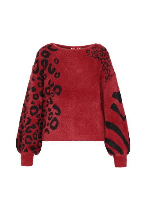 myMo ROCKS Pullover  blodrød / sort