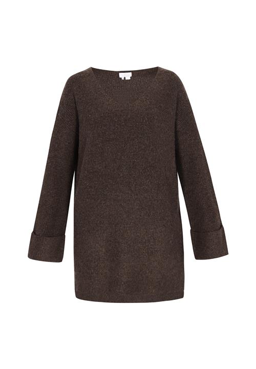 usha WHITE LABEL Pullover  mørkebrun