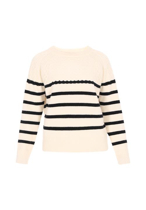 DreiMaster Maritim Pullover  sort / offwhite