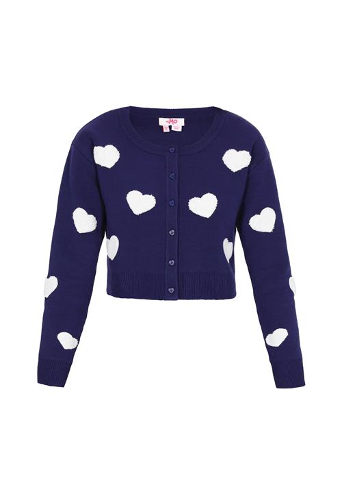 MYMO Cardigan  navy / hvid