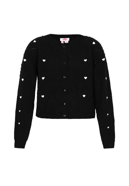 MYMO Cardigan  sort / hvid