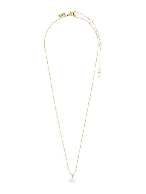 Pilgrim Kæde 'Hadley'  guld / perlehvid