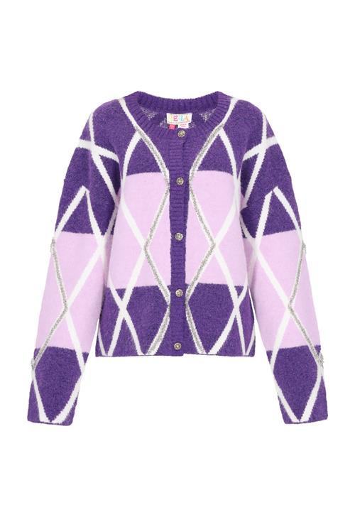 IZIA Cardigan  lilla / mørkelilla