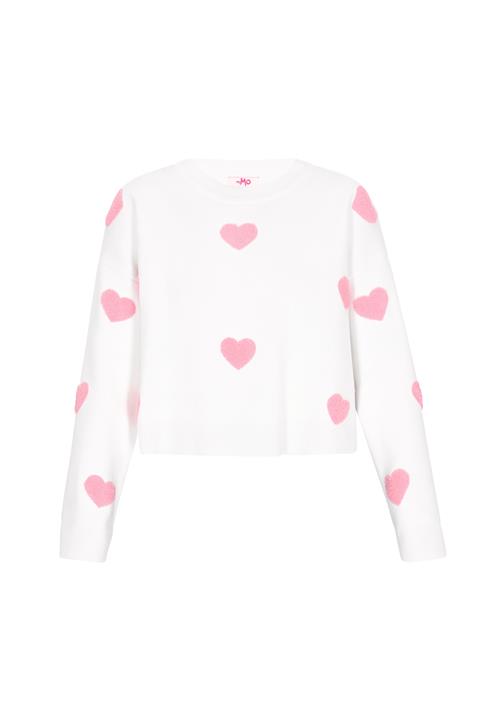 MYMO Pullover  lyserød / offwhite