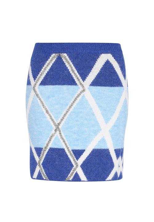 IZIA Nederdel  marin / lyseblå / hvid