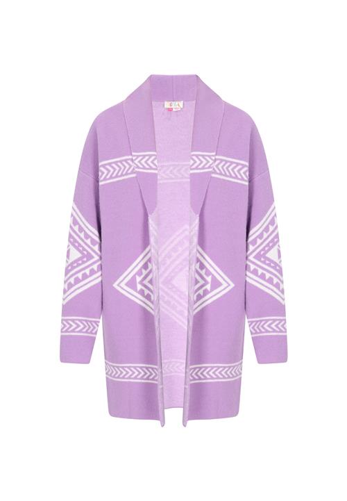 IZIA Cardigan  lavendel / hvid
