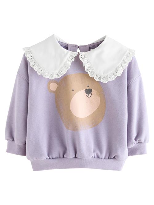 Next Sweatshirt  brun / lilla / hvid