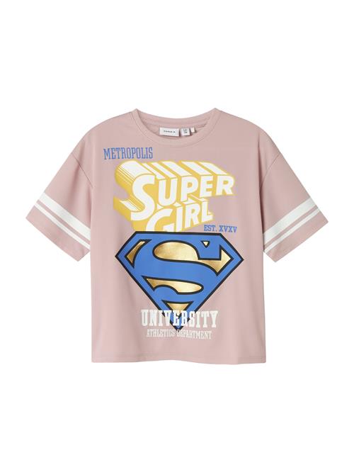 NAME IT Bluser & t-shirts 'NKFJIXIRDI SUPER'  blå / guld / lilla / hvid