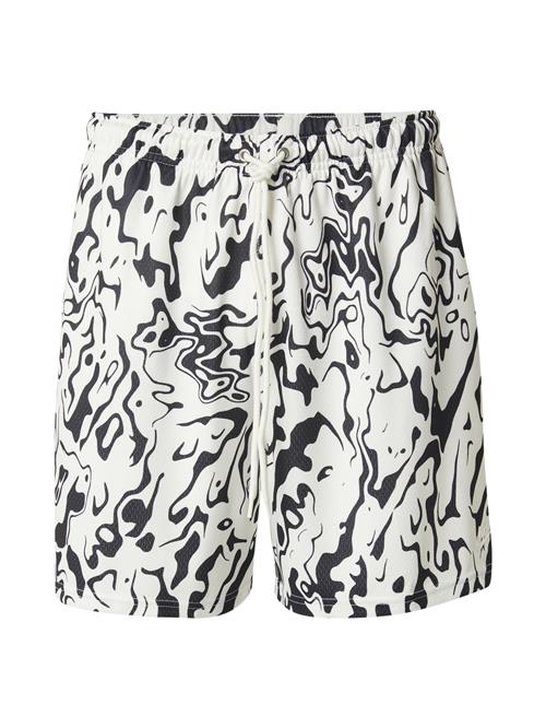 Nike Sportswear Bukser 'CLUB'  sort / hvid