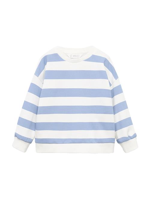 MANGO KIDS Sweatshirt  lyseblå / hvid