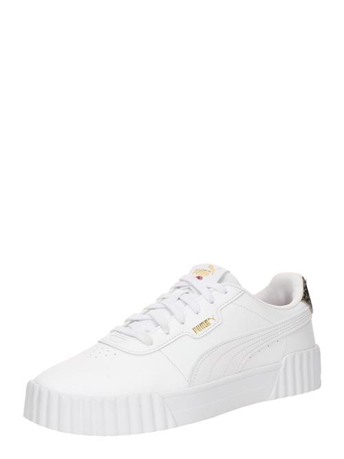 PUMA Sneaker low 'Carina 3.0'  mørkebrun / guld / sort / hvid