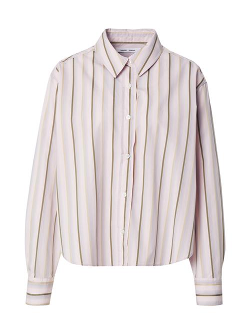 Samsøe Samsøe Bluse  khaki / oliven / lyselilla