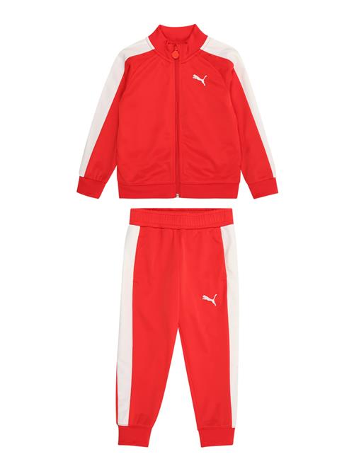 PUMA Joggingdragt 'T7 ALWAYS ON'  rød / hvid