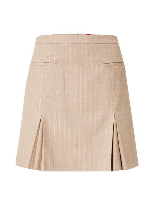 HUGO Nederdel 'Ramola'  beige / hvid