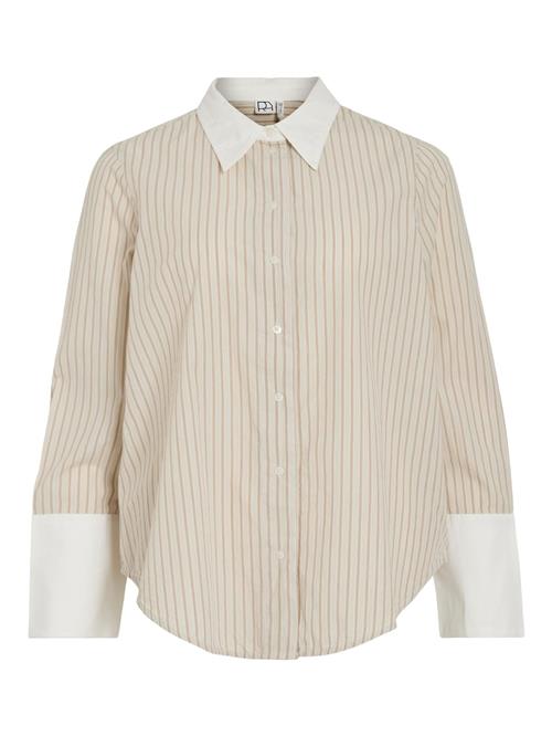 ROUGE EDIT Shirts  beige / hvid