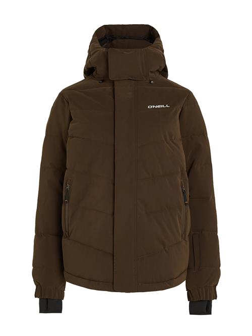 O'NEILL Sportsjakke 'Cruz Hybrid'  mørkebrun / sort / hvid