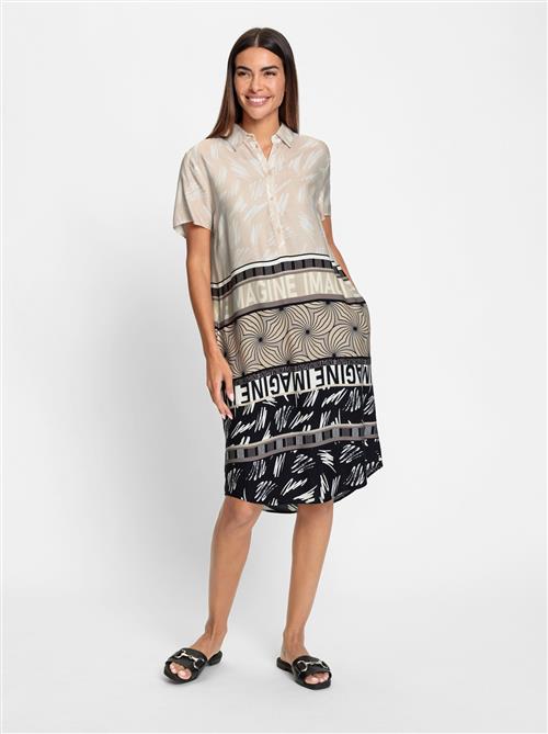 heine Kjole  beige / sort