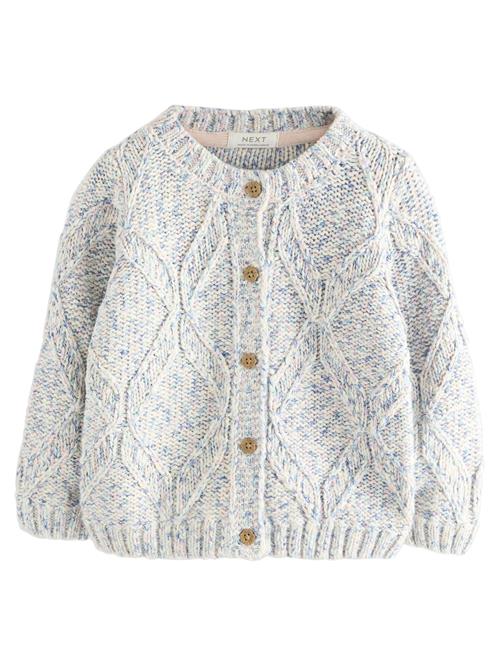 Next Cardigan  lysebeige / blå / lilla / hvid