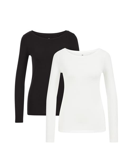 WE Fashion Shirts  sort / hvid