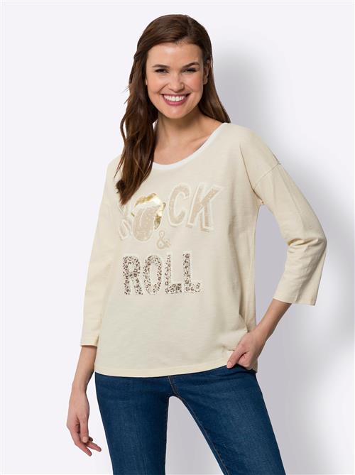 heine Shirts  champagne / guld / grå