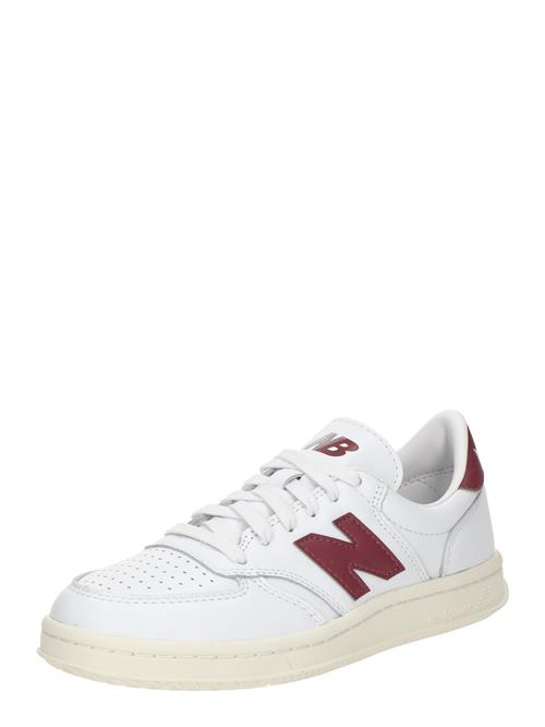 new balance Sneaker low 'T500'  burgunder / hvid