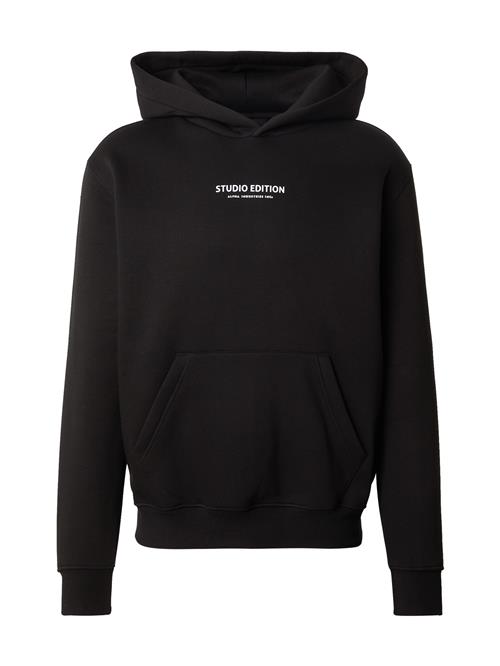 ALPHA INDUSTRIES Sweatshirt 'Studio Edition'  blå / sort / hvid