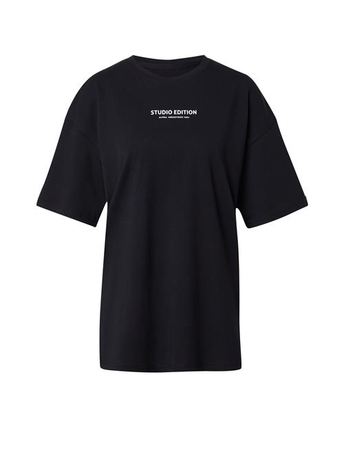 ALPHA INDUSTRIES Shirts 'Studio Edition'  lavendel / sort / hvid