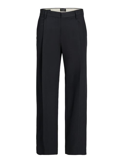 JACK & JONES Lærredsbukser  sort