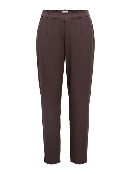 OBJECT Bukser med lægfolder 'OBJLisa'  choko