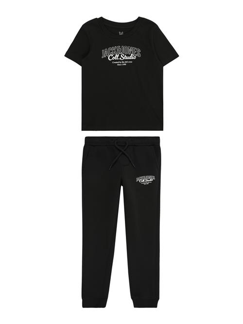 JACK & JONES MINI Joggingdragt 'JJMakoto'  sort / hvid