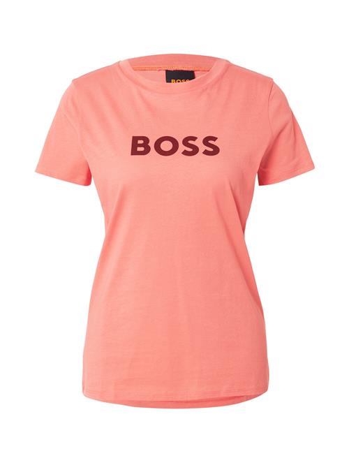 BOSS Shirts 'Elogo 5'  bordeaux / pastelrød