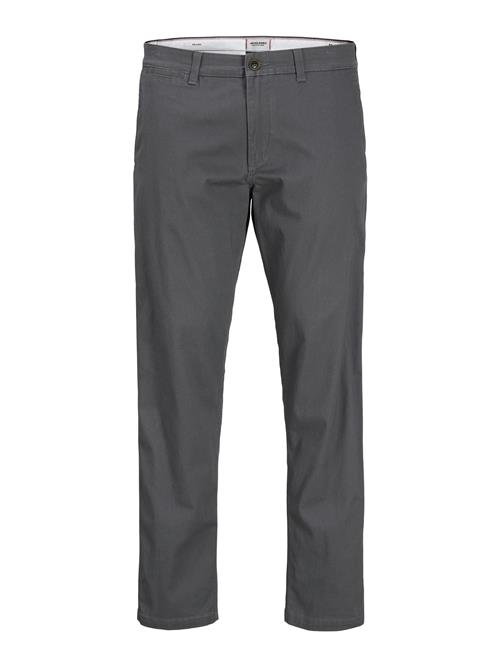 JACK & JONES Lærredsbukser 'JPSTKANE JJDAVE'  mørkegrå