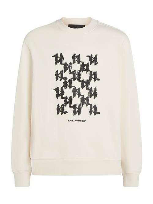 Karl Lagerfeld Sweatshirt  creme / sort