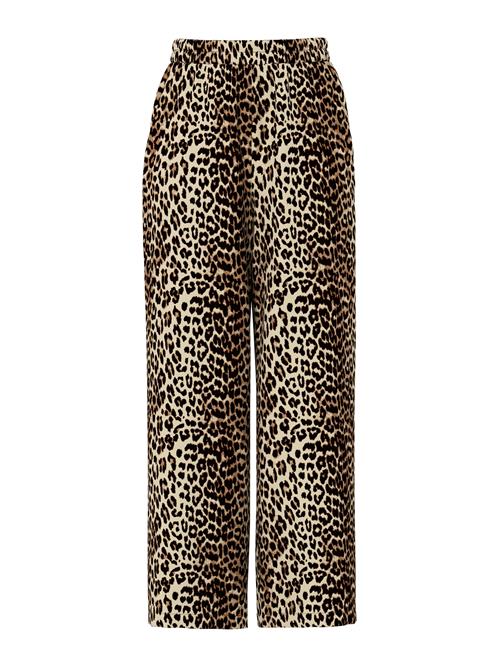 PIECES Bukser 'PCTiffany'  beige / brun / sort